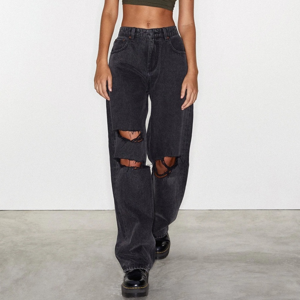 Motel Rocks Parallel Jeans in Black